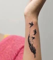 Pinterest/ sheridanblasey | henna tattoo wrist, wrist henna, henna tattoo hand #wristtattoos #tattooideas. A Feather And Birds Source Pinterest Wrist Tattoos For Women Cool Wrist Tattoos Tattoo Designs Wrist