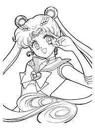 Sailor moon, commonly known as bishoujo senshi sailormoon in japan, is a popular japanese. Free Printable Sailor Moon Coloring Pages For Kids