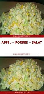 Apfel Porree Salat Porree Partysalat Rezept Salat Rezepte Leicht