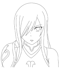 Erza scarlet's mother lady irene : Printable Erza Scarlet Coloring Pages Anime Coloring Pages