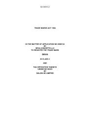 Thinking of something more modern? The Patent And Design Journal No 6027 Intellectual Property Office