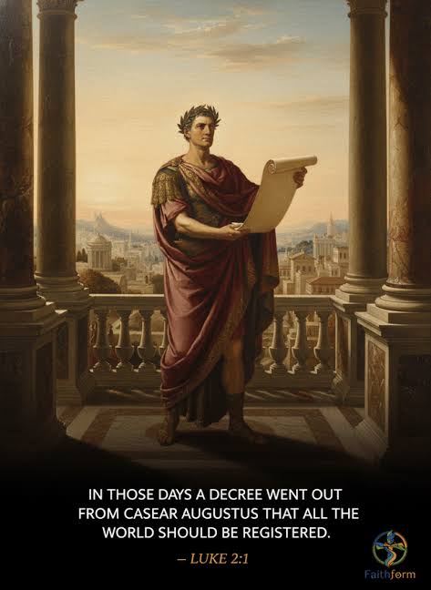 The Emperor was just a pawn. When Caesar Augustus ordered the census, he thought he was simply flexing the might of the Roman Empire. He wanted tax revenue. He wanted control. But