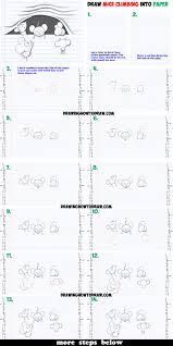 Maybe you would like to learn more about one of these? How To Draw Optical Illusion Of Cartoon Mice Characters Climbing Inside Of Lined Notebook Paper With Easy Step By Step Drawing Tutorial For Kids How To Draw Step By Step Drawing