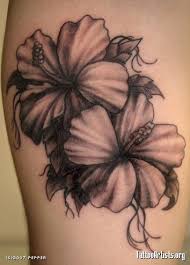 Love This Layout In A Row Like That But With Mine Jesse And Camden S Birth Flower On My Shoulder Blade Hibiscus Tattoo Flower Tattoo Shoulder Black Tattoos