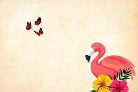 Flamingo Flower Background If You Find This Image Useful You Can Make A Donation To The Artist Via Paypal By Flower Painting Flower Backgrounds Flamingo