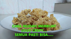 It has spread across indonesian cuisine to the cuisines of neighbouring southeast asian countries such as malaysia, singapore, brunei and the philippines. Cara Membuat Usus Crispy Youtube