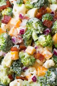 Broccoli And Cauliflower Salad Cooking Classy Salad Recipes With Bacon Cauliflower Salad Salad Side Dishes