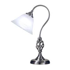 More information about daylight swan table lamp. Thlc Classic Swan Neck Table Lamp In Satin Chrome Finish With Frosted Alabaster Style Shade Lighting From The Home Lighting Centre Uk