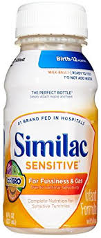 Similac Sensitive Baby Formula Nursers 8 Oz 24 Pk Gtin Ean Upc 8852012331717 Cadastro De Produto Com Tributacao E Ncm Cosmos
