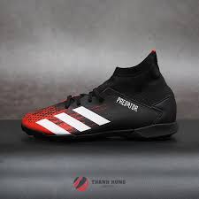 • football shoes with tf sole are designed to play football on the artificial turf. Giay Bong Ä'a Tráº» Em Chinh Hang Adidas Predator 20 3 Ef1950 Ä'á» Ä'en Giay Ä'a Banh Chinh Hang