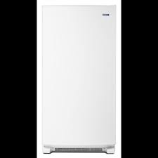 Maytag offers reliable chest and upright freezer models designed to help increase the volume of your cold storage so you can better plan and prepare meals. Maytag Mzf34x18fw 18 Cu Ft Frost Free Upright Freezer With Led Lig