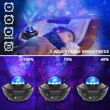 Im gegensatz zu den oberhalb beschriebenen sternenhimmel lampen sorgt ein led projektor für indirektes licht. Led Projektor Sternenhimmel Lampe Fochea Sternenhimmel Projektor Nachtlicht Mit Starry Stern Wasserwellen Welleneffekt Mit 21 Beleuchtungsmodi Und Musiklautsprecher Perfekt Fur Baby Kinder Party