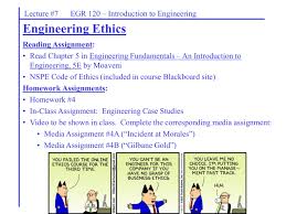 Additionally, in the nspe code of ethics, one of. Lecture 7