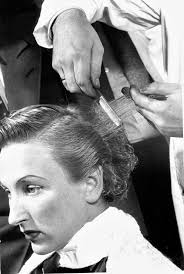 Hans Förster-Heintzel, Friseurstudio, surreale Vintage, 50er Jahre,  gestempelt