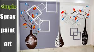 Select from premium boy painting of the highest quality. Easy Simple Spray Paint Wall Art For Interior Youtube