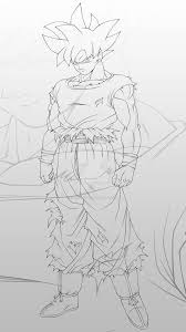 Dragon ball super reveals goku ultra instinct mastered with only three episodes left in the series. Goku Ultra Instinct Sign Lineart By Thetabbyneko On Deviantart Dragon Ball Artwork Dragon Ball Super Art Dragon Ball Art