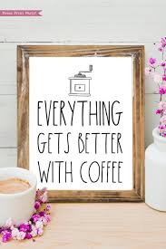 Find the perfect home furnishings at hayneedle, where you can buy online while you explore our room designs and curated looks for tips, ideas & inspiration to help you along the way. Diy Farmhouse Coffee Bar Sign Ideas Press Print Party