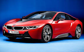 Wallpaper Front Sports Car Bmw I8 Protonic Red Edition Bmw I8 Bmw Bmw I