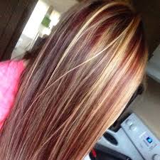 I just did something wrong. Red And Blonde Highlights Hair Highlights And Lowlights Hair Styles Brown Blonde Hair