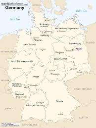 Germany map test (states and capitals). Map Of Germany With States And Cities