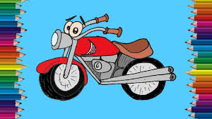 Arch motorcycle tracker motorcycle motorcycle tattoos scrambler motorcycle motorcycle shop motorcycle design motorcycle couple bike tattoos motorcycle trailer. How To Draw A Motorbike Cute And Easy Cartoon Motorbike Drawing Step By Step For Beginners