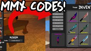 Murder mystery 7 codes 2020. Mmx Codes All Codes On Murder Mystery X Youtube