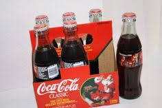 Vintage coca cola 16 oz. Bottles For Sale