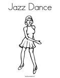 Halloween dance coloring pages printable. Jazz Dance Coloring Page Twisty Noodle
