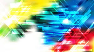 Blue red yellow and green. Free Red Yellow And Blue Modern Geometric Shapes Background