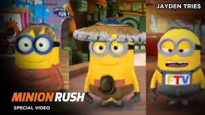 Minion Rush: YouTuber Minion Custom Outifts! (FTV, Shady, Jayden) - YouTube