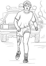 Terry Fox Run Coloring Page Free Printable Coloring Pages Fox Coloring Page Fox Poster Terry