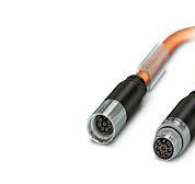 Phoenix Contact Connector, 7 Contacts, M17 Connector, Plug, Socket,  Male/Female, IP67, K-7E Series
