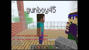 This version of minecraft requires a keyboard. Minecraft Classic Multiplayer Part 1 Youtube