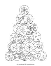 Christmas ornaments coloring pages printable. Christmas Coloring Pages Free Printable Pdf From Primarygames