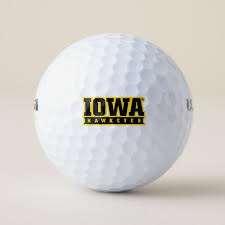 Iowa Hawkeyes Logotype Golf Balls Zazzle Com In 2021 Golf Ball Iowa Hawkeyes Hawkeyes