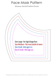 Instructions For Contoured Face Mask With Filter Pocket Arkansas Arts Fashion Forum In 2020 Easy Face Mask Diy Sewing Templates Sewing Patterns Free