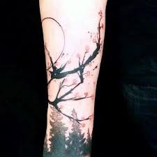 Découvrez la collection de fleurs séchées d'aquarelle ! 130 Tatouages Fleur De Cerisier Japonais Et La Signification