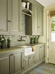 A small addition made all the difference in creating space for cooking and eating. 23 Green Kitchen Cabinets Ideas For Your Kitchen Interior Green Kitchen Cabinets Kitchen Cabinet Design Sage Kitchen