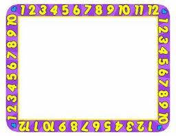 Black And White Classroom Border Clipart Borders Frames 123 Numbers Border Frame Clip Art Set Frame Clipart Clip Art Borders And Frames