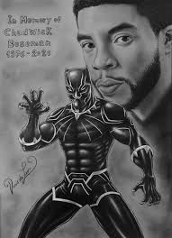 See more ideas about black panther drawing, superhero art, marvel drawings. Artstation Black Panther Drawing Chadwick Boseman Tribute Dario De Leon