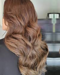 A dark chestnut shade with lighter tips is well suited to brunettes with longer hair. Shawn Cutler Color Honey Chestnut Brown Stylist