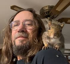 Squirrel pet and its adorable babies