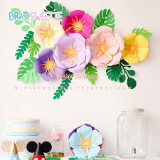 Maybe you would like to learn more about one of these? Flamingo Party Artificial Paper Flowers Wall Decor Wedding Backdrop Christmas Decoration Birthday Party Supplies Diy Fake Flower Buy At The Price Of 1 05 In Aliexpress Com Imall Com