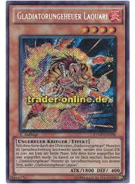 Puoi far ritornare questa carta nell'extra deck; Gladiatorungeheuer Laquari Trader Online De Magic Yu Gi Oh Trading Card Online Shop Fur Einzelkarten Booster Und Zubehor