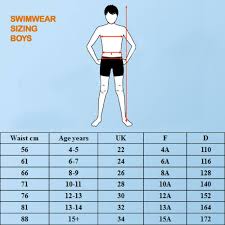 Aquasphere Swimwear Wetsuit Sizing Guides