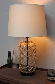 Rope Base Table Light Give Your Home A Beachy Feel Glass Table Lamp Table Lamp Lamp