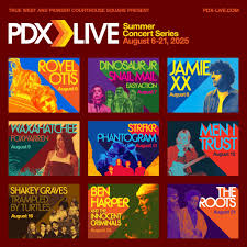 PDX-LIVE Summer Concert Series Returns To Pioneer Courthouse Square in  August 2025 | BREWPUBLIC.com