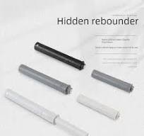 Hidden cabinet pull concealed rebound device push-type handle-free cabinet door opener hardware POM