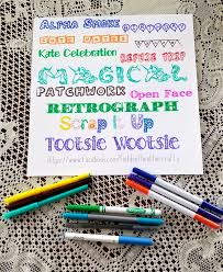 Scrap it up has 1 style and free for personal use license. Drawing With Fun Fonts In Cricut