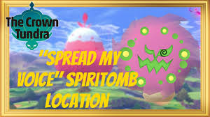 The pokemon sword and shield dlc the crown tundra lets you catch spiritomb and its method is similar to how it was in previous games!official playlist of the. How To Find And Catch Spiritomb In Pokemon Sword And Shield S The Crown Tundra Spread My Voice Youtube